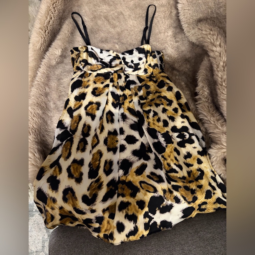 Betsey Johnson “Vintage” Leopard Print Mini Dress